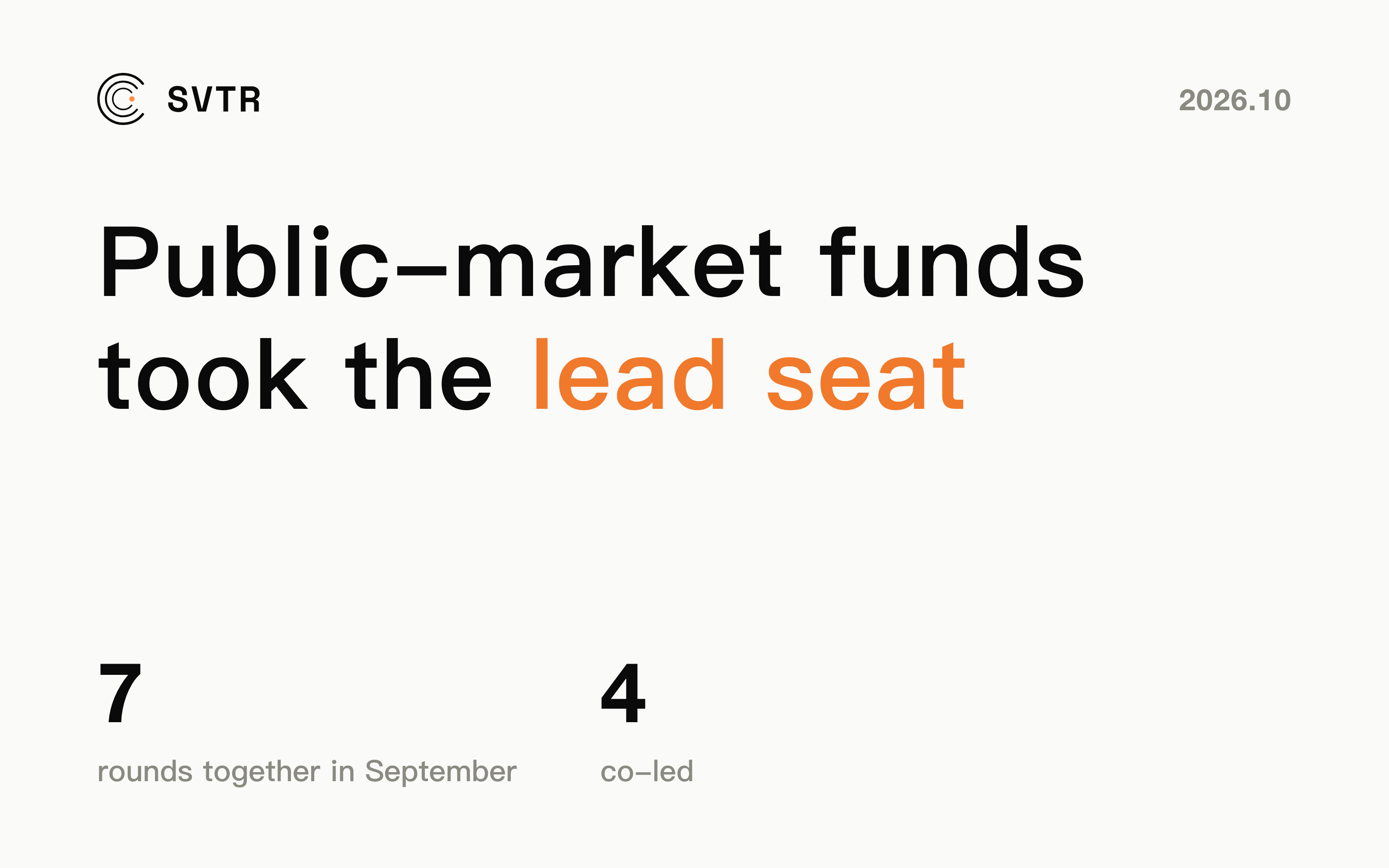 Valor and Atreides co-led four rounds in a month: the lead seat in AI interconnect goes to public-market funds