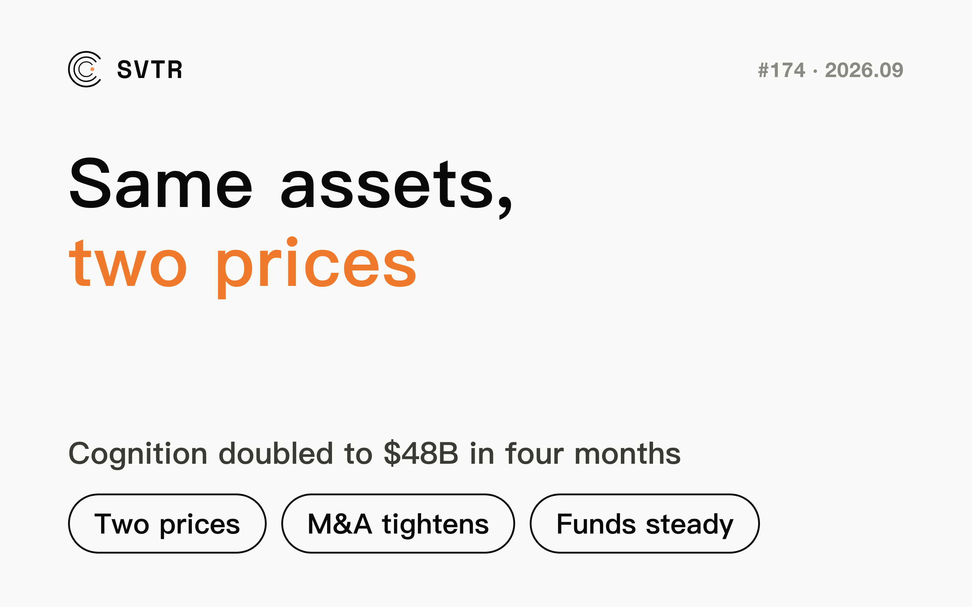 Two Markets, Two Prices